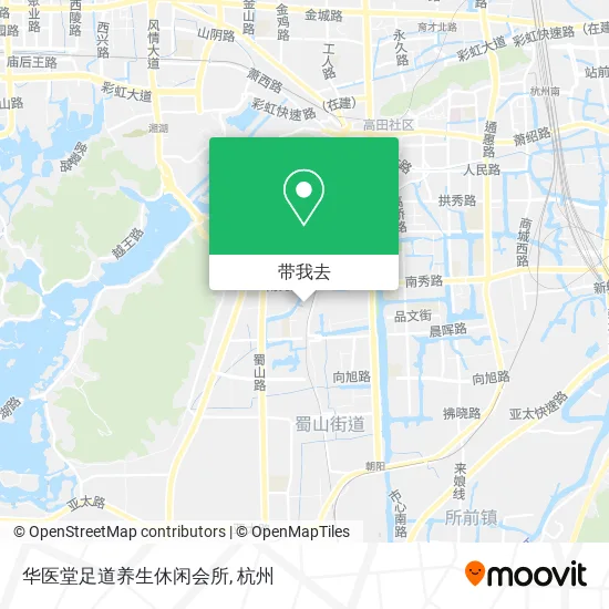 华医堂足道养生休闲会所地图
