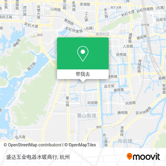 盛达五金电器水暖商行地图