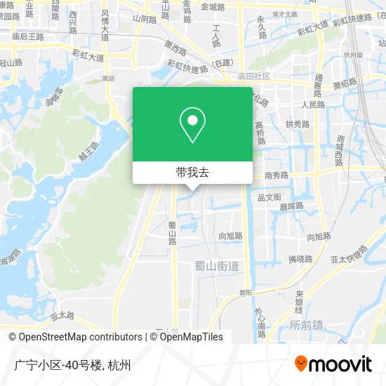 广宁小区-40号楼地图