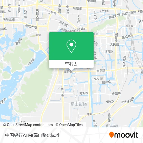 中国银行ATM(蜀山路)地图