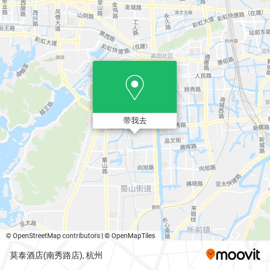 莫泰酒店(南秀路店)地图