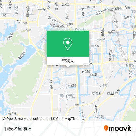 恒安名座地图