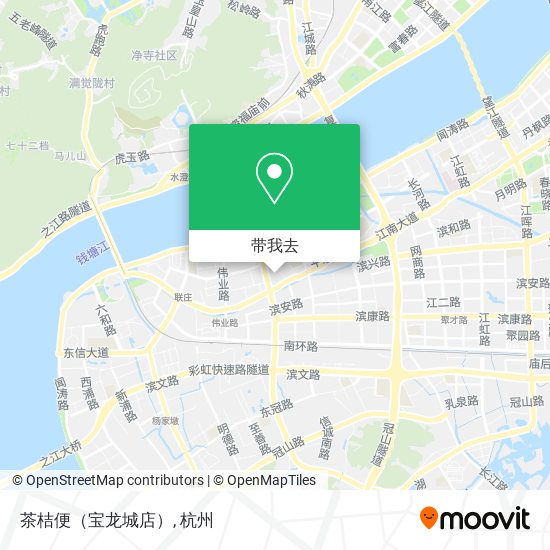 茶桔便（宝龙城店）地图