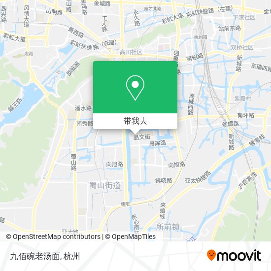 九佰碗老汤面地图