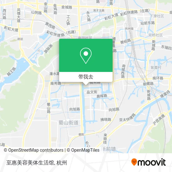 至惠美容美体生活馆地图