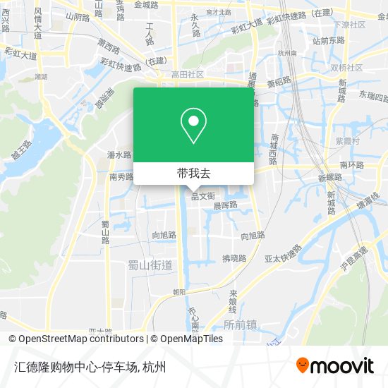 汇德隆购物中心-停车场地图