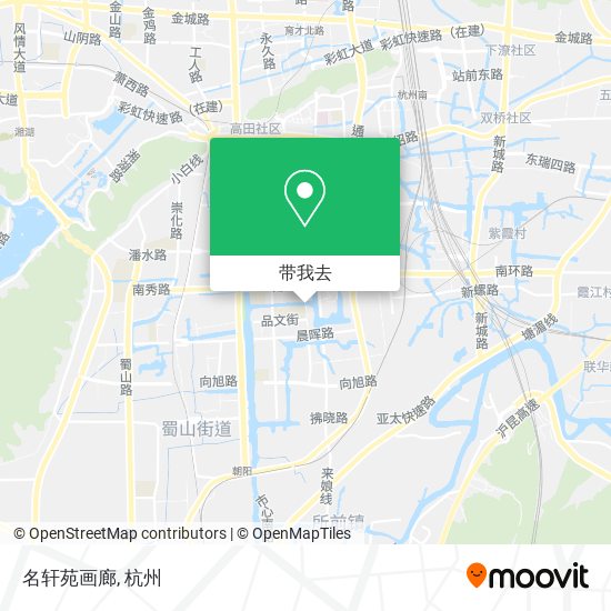 名轩苑画廊地图