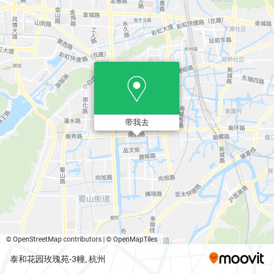 泰和花园玫瑰苑-3幢地图