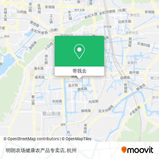 明朗农场健康农产品专卖店地图