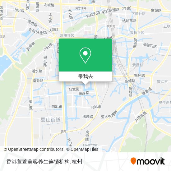 香港萱萱美容养生连锁机构地图