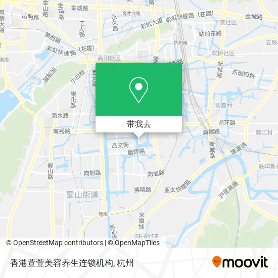 香港萱萱美容养生连锁机构地图
