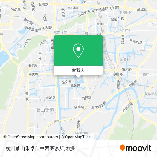 杭州萧山朱卓佳中西医诊所地图