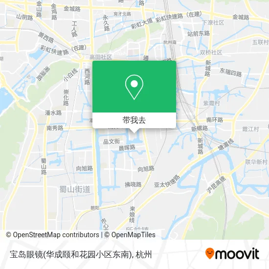 宝岛眼镜(华成颐和花园小区东南)地图