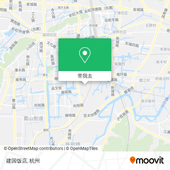 建国饭店地图