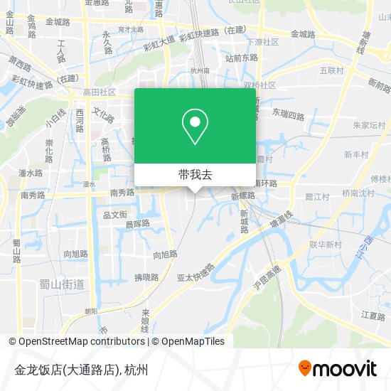 金龙饭店(大通路店)地图