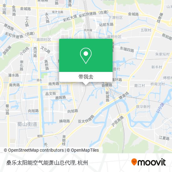 桑乐太阳能空气能萧山总代理地图