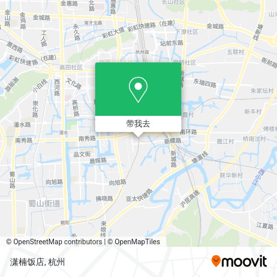 潇楠饭店地图