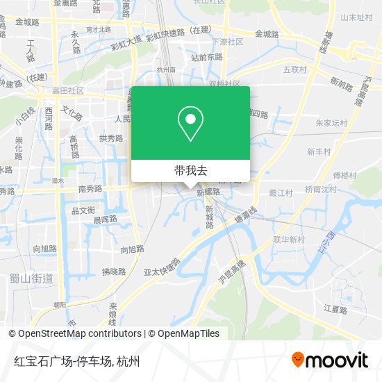 红宝石广场-停车场地图