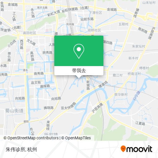 朱伟诊所地图