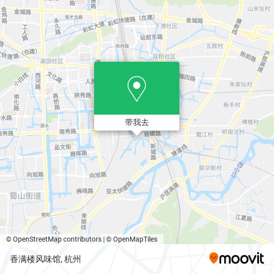 香满楼风味馆地图