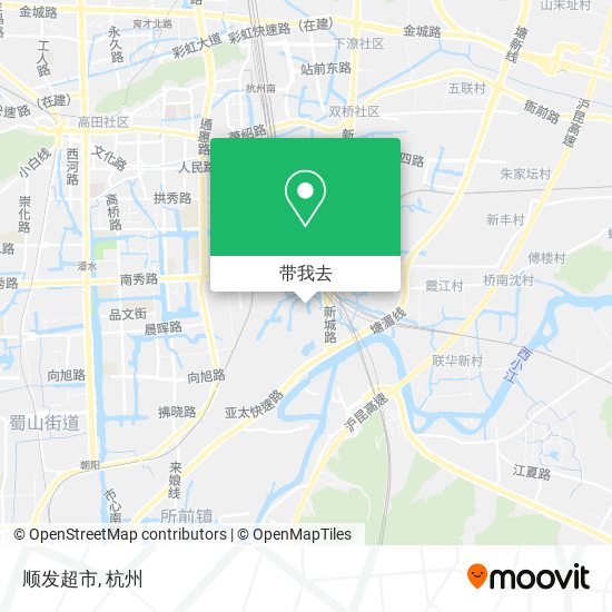 顺发超市地图