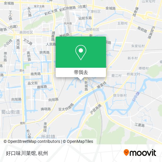 好口味川菜馆地图