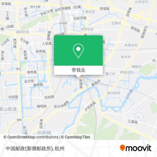 中国邮政(新塘邮政所)地图