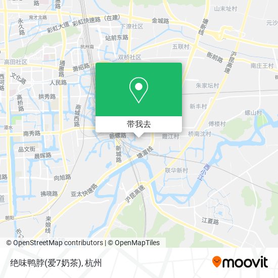绝味鸭脖(爱7奶茶)地图