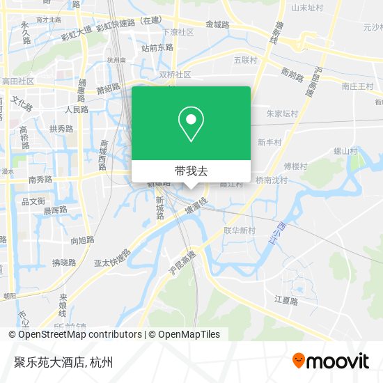 聚乐苑大酒店地图