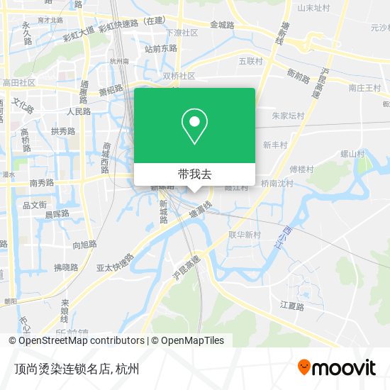 顶尚烫染连锁名店地图