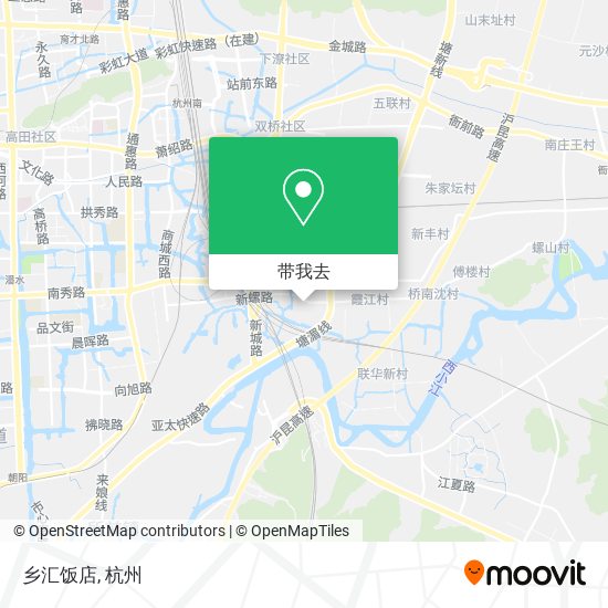 乡汇饭店地图