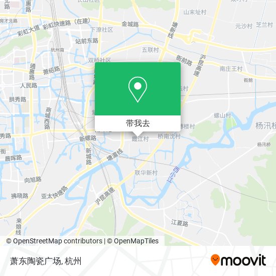 萧东陶瓷广场地图