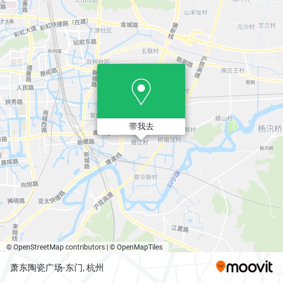 萧东陶瓷广场-东门地图
