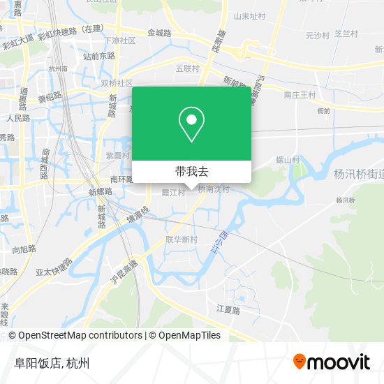 阜阳饭店地图
