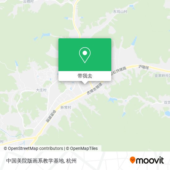 中国美院版画系教学基地地图