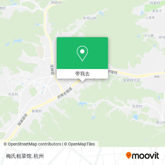 梅氏粗菜馆地图