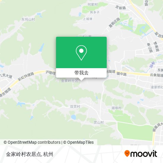 金家岭村农居点地图