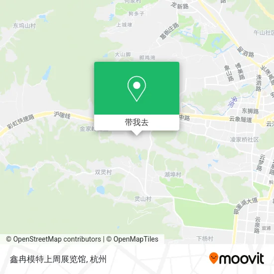 鑫冉模特上周展览馆地图