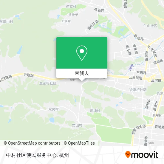 中村社区便民服务中心地图