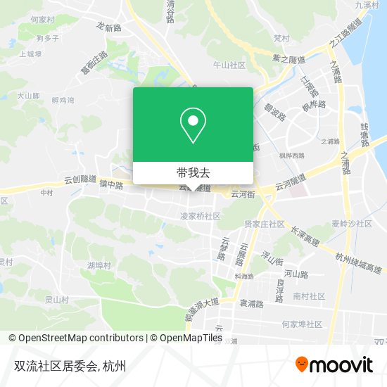 双流社区居委会地图