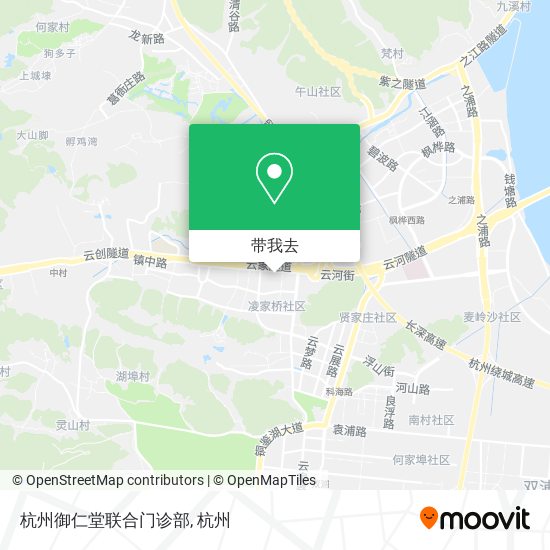 杭州御仁堂联合门诊部地图