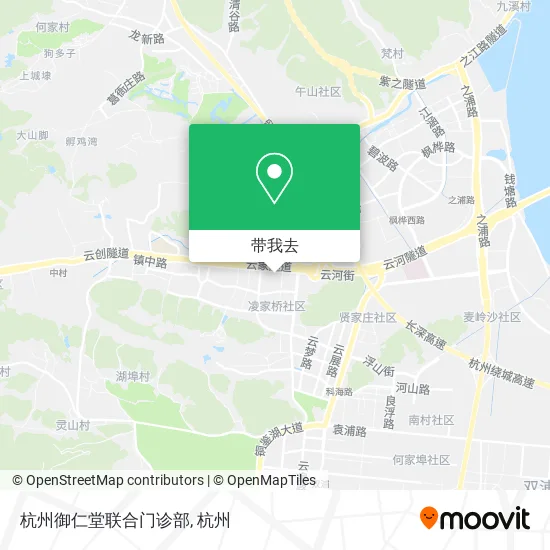 杭州御仁堂联合门诊部地图