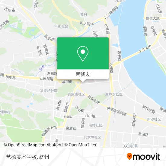 艺德美术学校地图