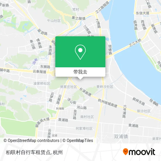 桕联村自行车租赁点地图