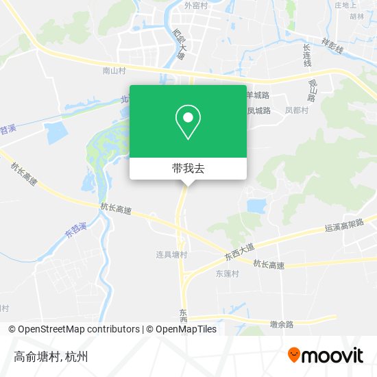高俞塘村地图