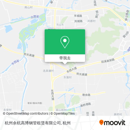 杭州余杭高博钢管租赁有限公司地图