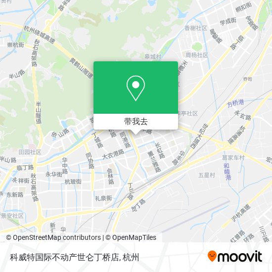 科威特国际不动产世仑丁桥店地图