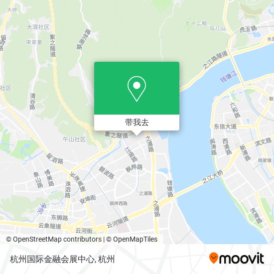 杭州国际金融会展中心地图