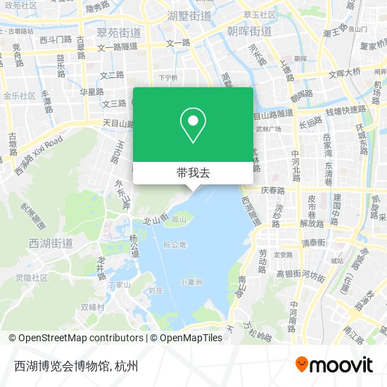 西湖博览会博物馆地图