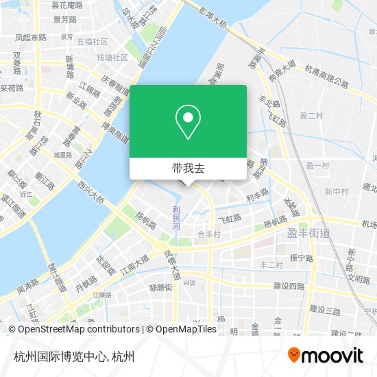 杭州国际博览中心地图